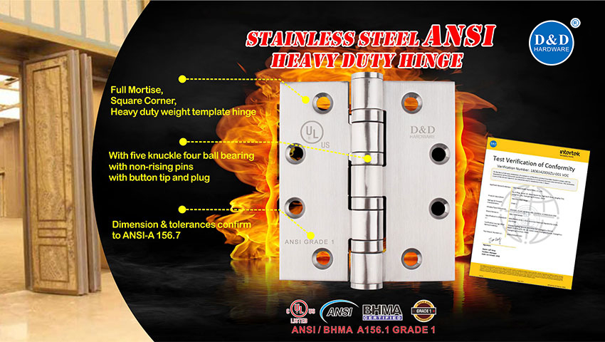 Top 12 Door Hinge Manufacturers for Heavy-Duty Applications