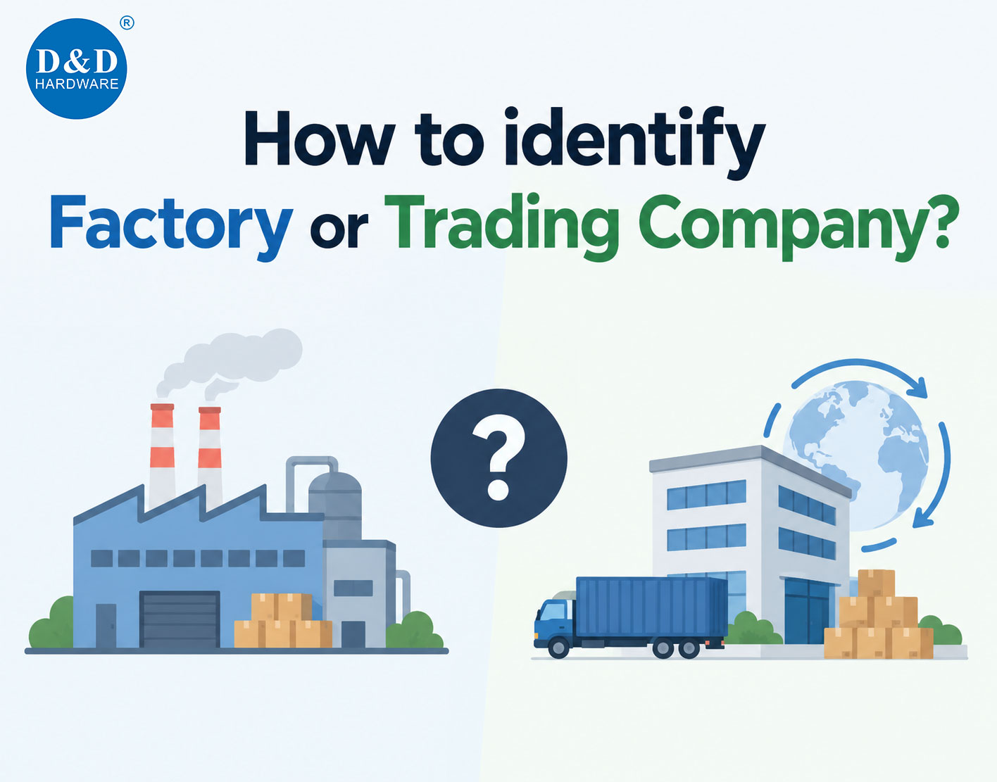 How to identify Factory or Trading Company? 