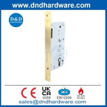 Satin Brass Mortise Deadbolt Lock CE EN12209 SS Door Lock Factory in China-DDML013