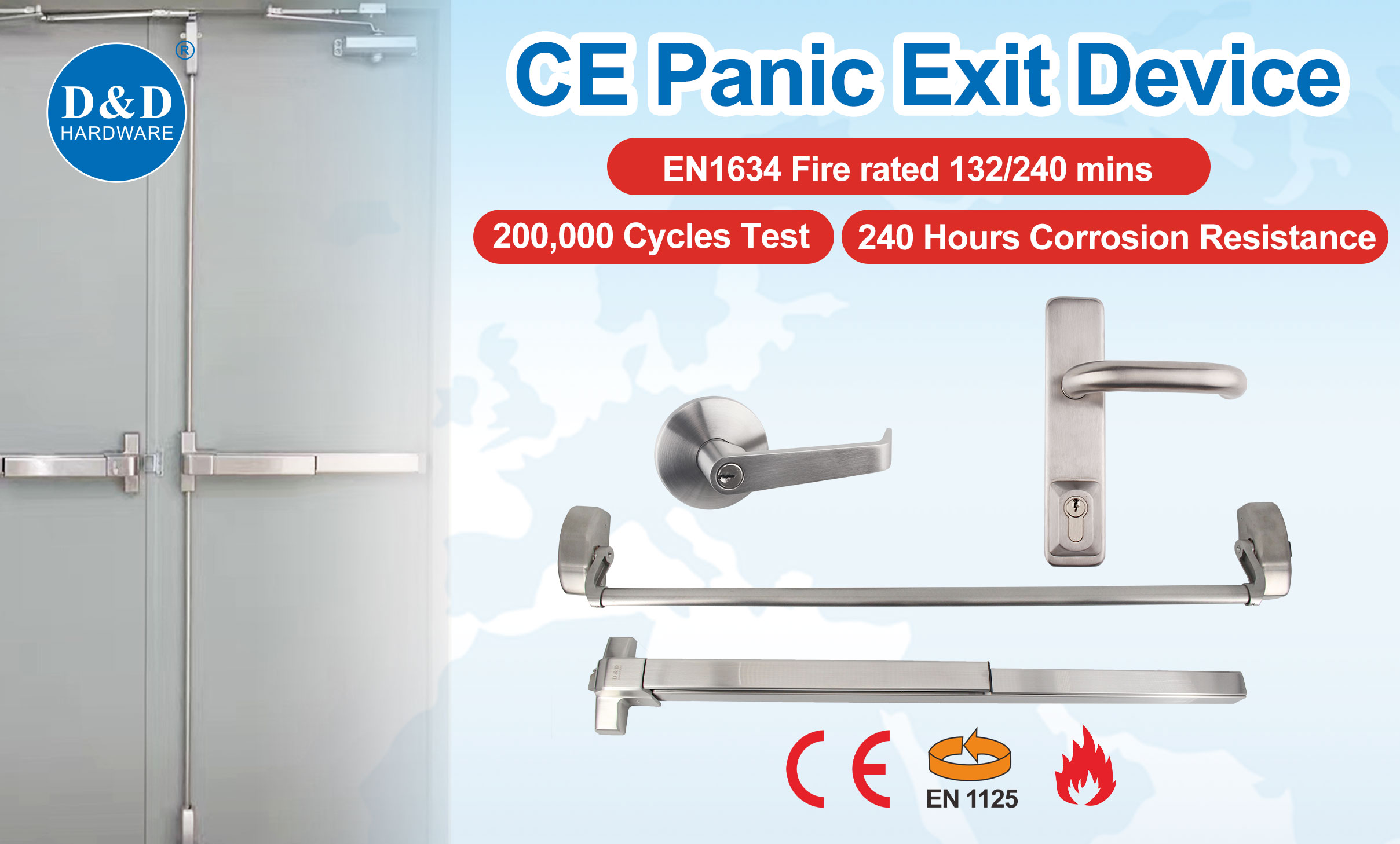 CE panic exit device