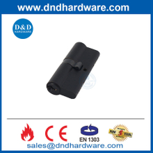 EN1303 Brass Cylinder Supplier 80mm Commercial Door Key Lock Cylinder Fire Rated Black-DDLC003