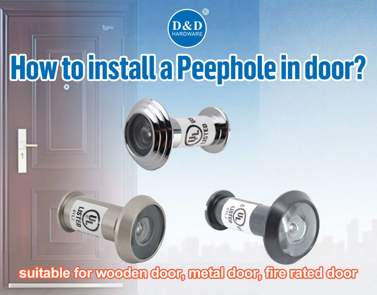How to install a Peephole in door?