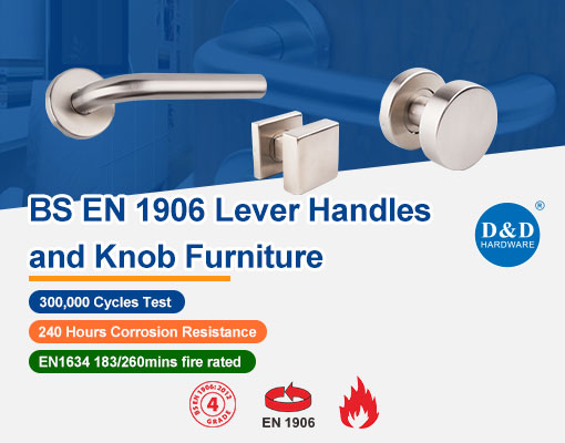 BS EN 1906 Lever Handles and Knob Furniture