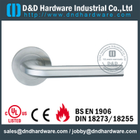 Antirust popular exit type solid lever handle for Wooden Door- DDSH056 