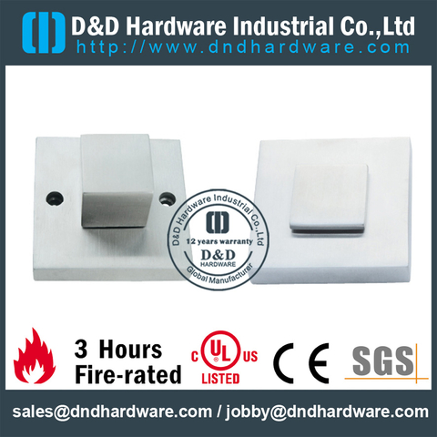 Antirust square modern design toilet partition thumb indicator for Bath Door-DDIK011