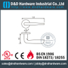 Stainless Steel 304 Modern Lever Handle on Rose Welding Type for Metal Commercial Door-DDTH034