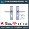 Stainless Steel 316 Solid Lever Handle on Backplate for External Doors –DDLP001