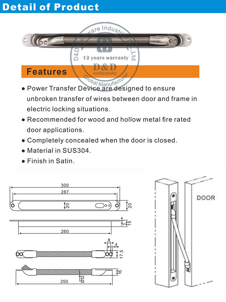 Power Transfer Device-DDTD002-D&D Hardware