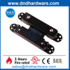 Zinc Alloy Sanding Cover and Black Body 3D Invisible Door Hinge- DDCH008-G80