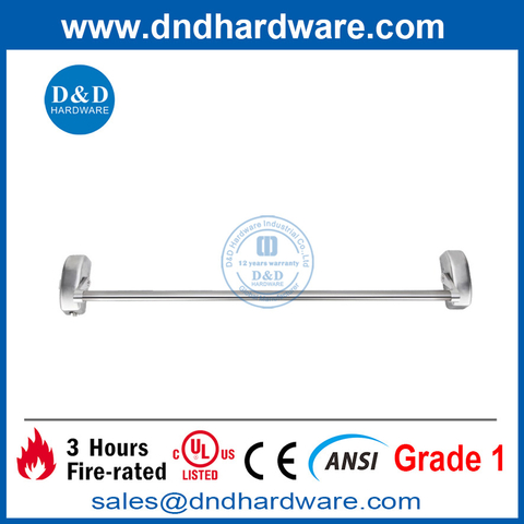 SS304 Fire Exit Hardware Aluminum Door Push Bar-DDPD021