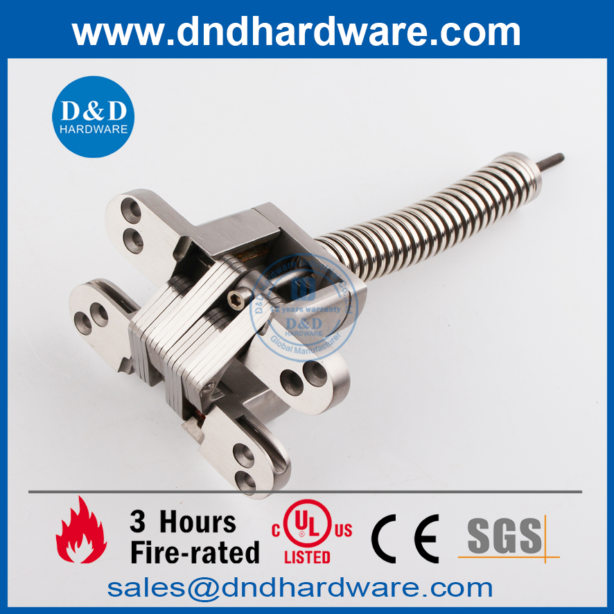 Stainless Steel Adjusting Spring Invisible Hinge-DDCH010