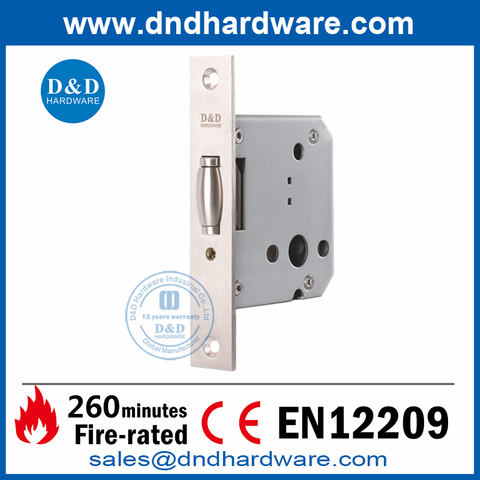 SS304 Euro Roller Bolt Lock Body for Interior Door-DDML030