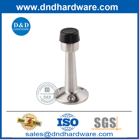 Old Fashioned Stainless Steel Polished Metal Door Stop-DDDS019