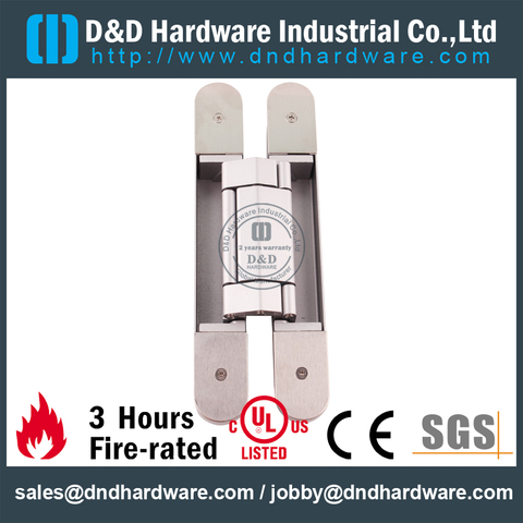 Sliver 180 Degree 3D Adjustable Concealed Hinge for Heavy Duy Door-DDCH008-G120
