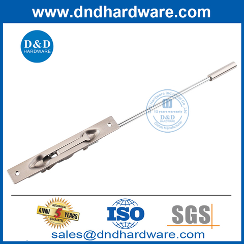 Stainless Steel Hidden Manual Flush Door Bolt for Metal Door-DDDB011