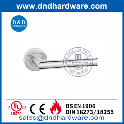 Stainless Steel Commercial Exterior Door Lever Handle-DDTH028