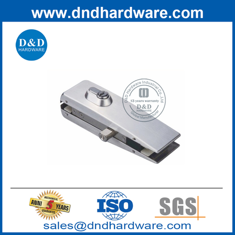 Glass Fitting Accessories Stainless Steel Patch Fitting Lock-DDPT010