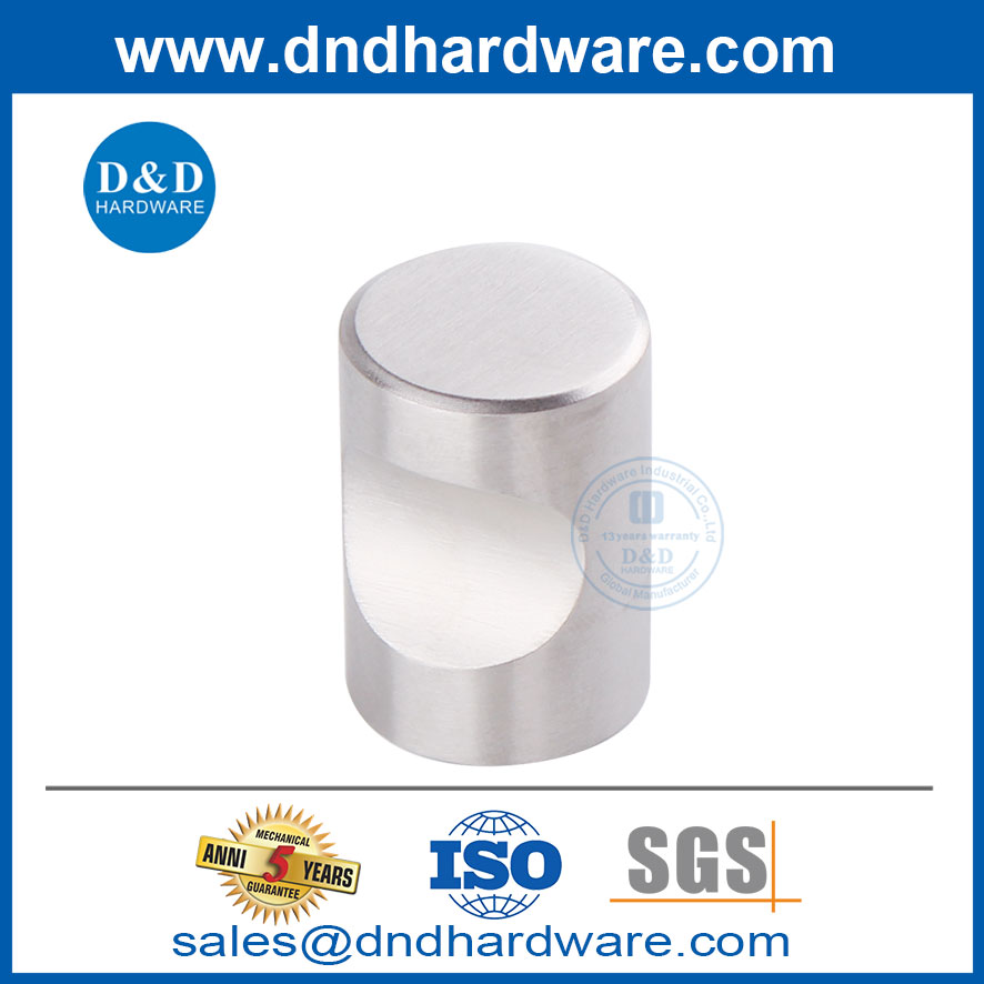 Silver Color SUS304 Drawer Pull Furniture Knob Handle-DDFH005