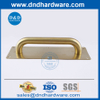 Satin Brass Stainless Steel Square Type Door Pull Handle with Plate-DDPH023