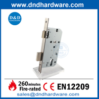 Stainless Steel EN12209 Fire Deadbolt Lock Antique Brass Commercial Door Hardware Lock-DDML009 