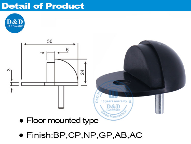 Black Door Stop-DDDS003