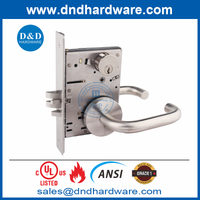 Metal Door Lock ANSI UL Fire Rated Interior Door with Lock for Exit-DDAL09 F09