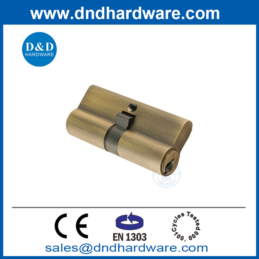 EN1303 Safe Lock Cylinder Lock Mortise Lock Antique Brass Door Lock Cylinder-DDLC003