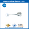 Security Stainless Steel Hollow Tube Door Lever Handle with Round Rose-DDTH037