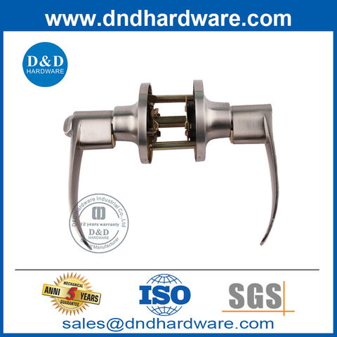 Hourse Design Bedroom Door Lever Handle Lockset in Zinc Alloy-DDLK097