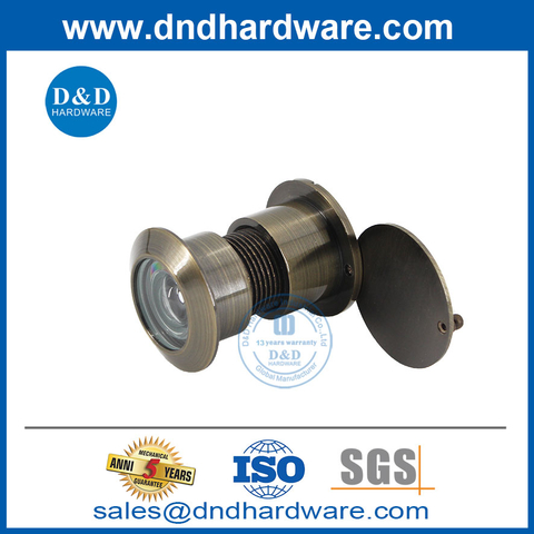 Types of Peepholes Zinc Alloy Antique Brass Door Eye Viewer-DDDV003