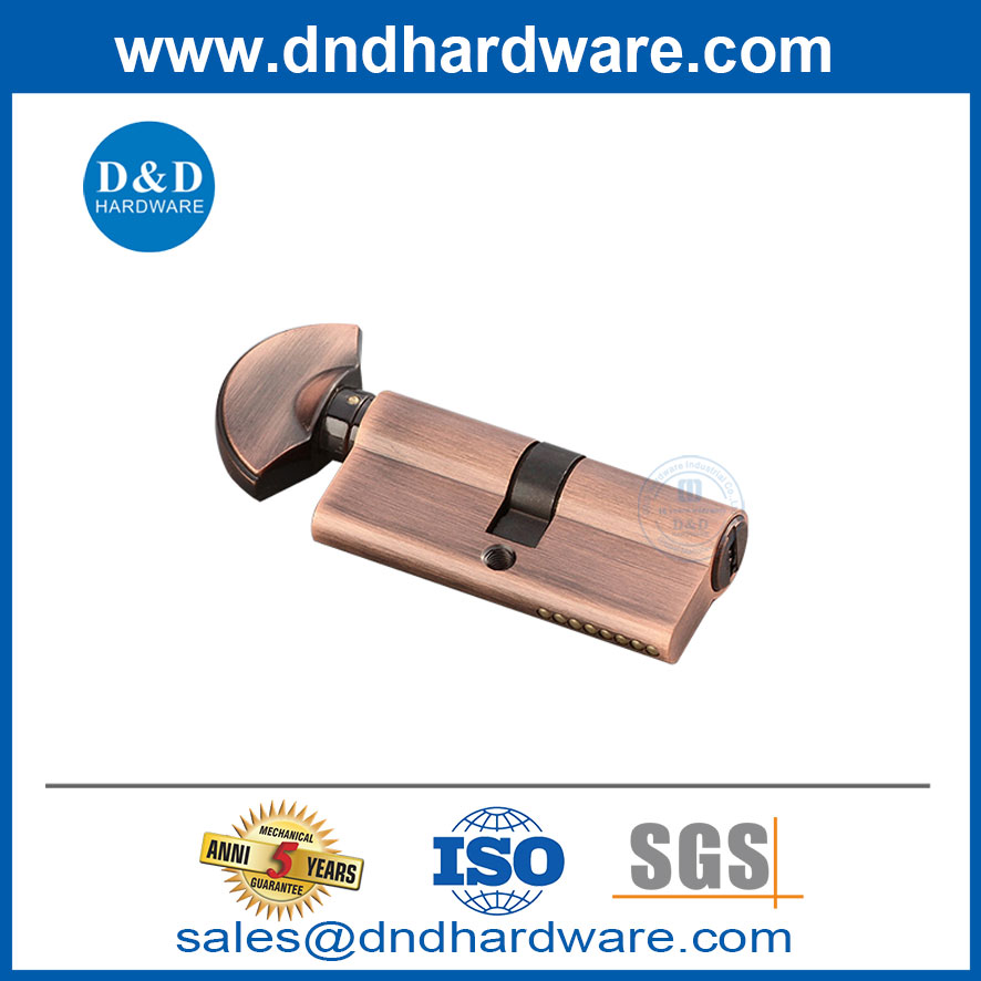 Brass Cylinder Supplier SN Door Lock Cylinder with Master Cylinder And Master Key-DDLC005