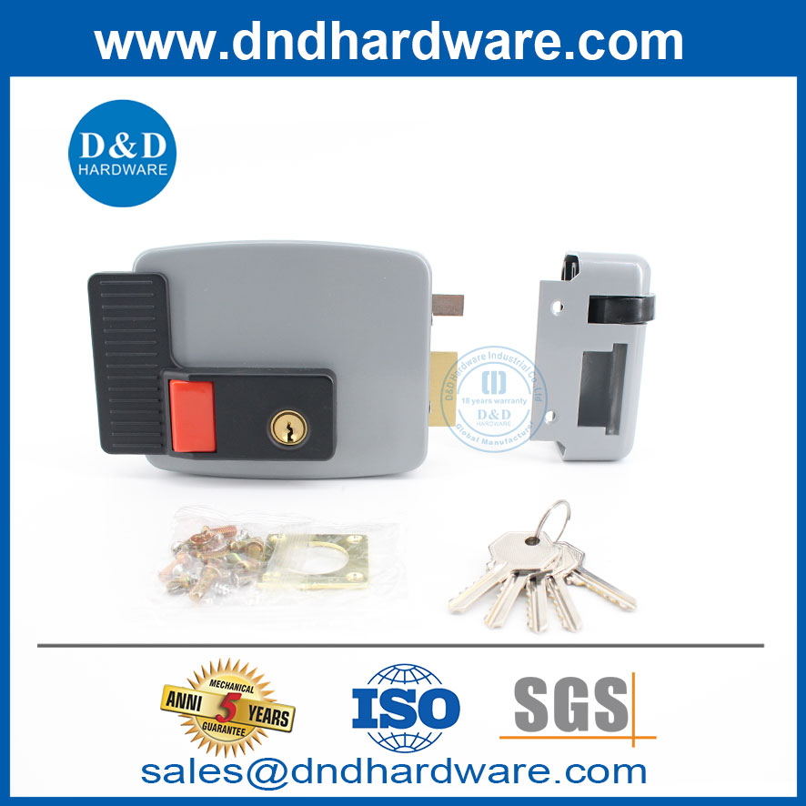 Smart Door Access Control Safety Anti-Theft Apartment Cylinder Rim Locks-DDRL034