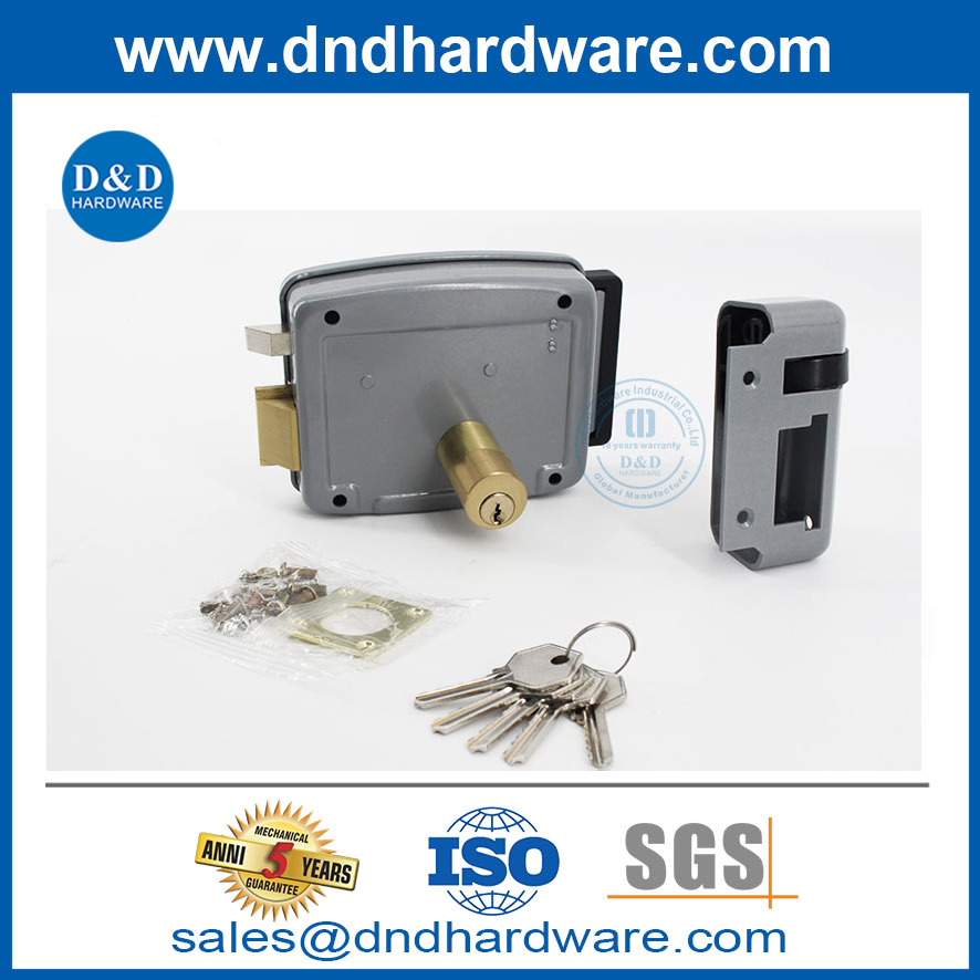 Smart Door Access Control Safety Anti-Theft Apartment Cylinder Rim Locks-DDRL034