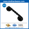 Sliding Barn Door Handle with Flush Finger Pull Black Wooden Handles-DDBD092