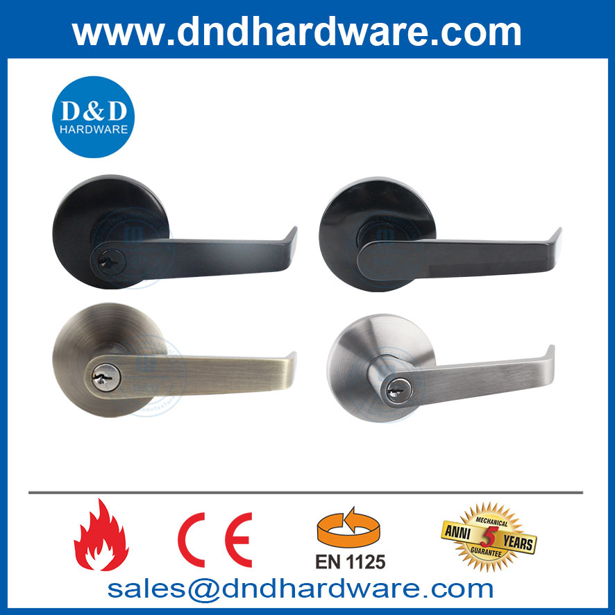 CE Outer Lever Trim Panic Exit Device EN1125 Fire Door Push Panic Bar Lock-DDPD012