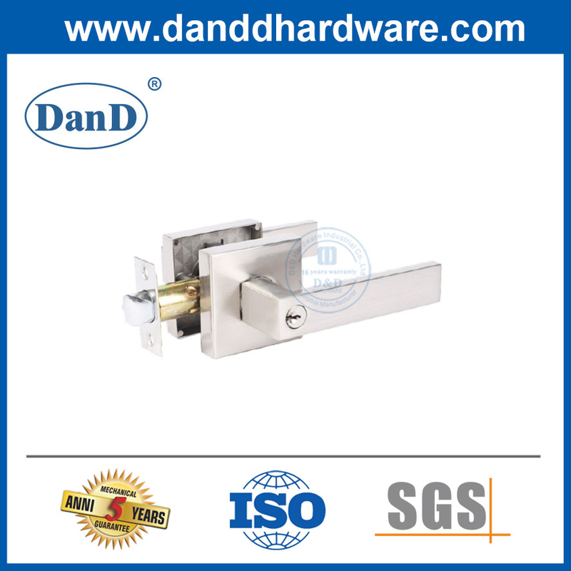 Heavy Duty Residential Door Locksets Zinc Alloy Double Door Entry Locksets-DDLK020