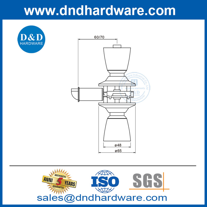 Entry Door Double Locksets Stainless Steel Security Door Lockset