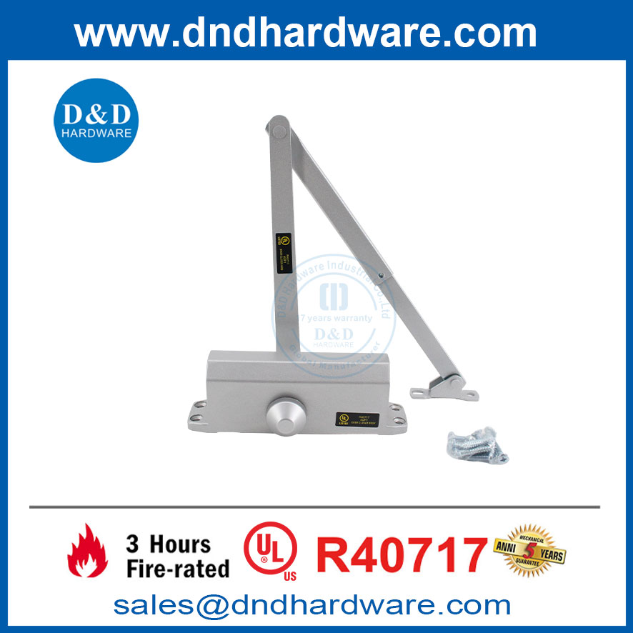 D&D Hardware UL 130 Degree Commercial Door Closer for Fire Door-DDDC051