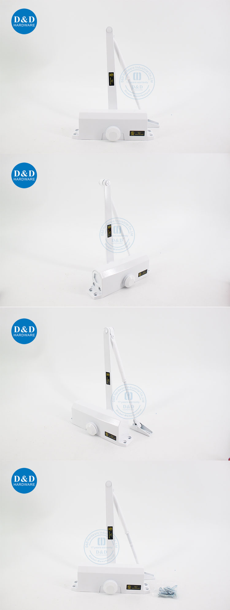 Aluminum door closer
