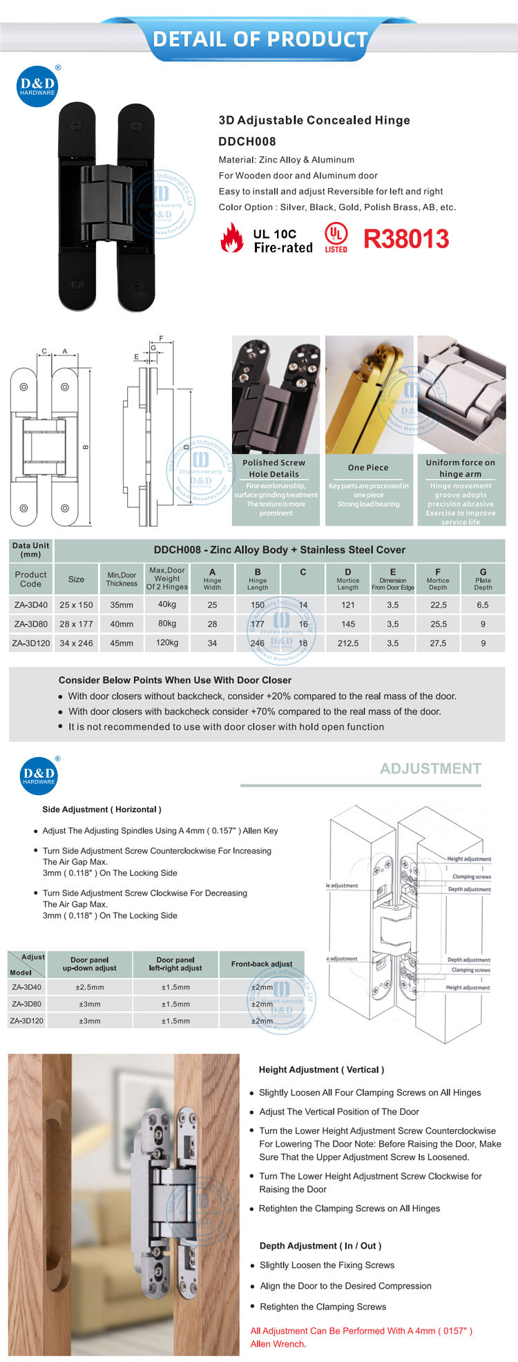 concealed heavy duty door hinges