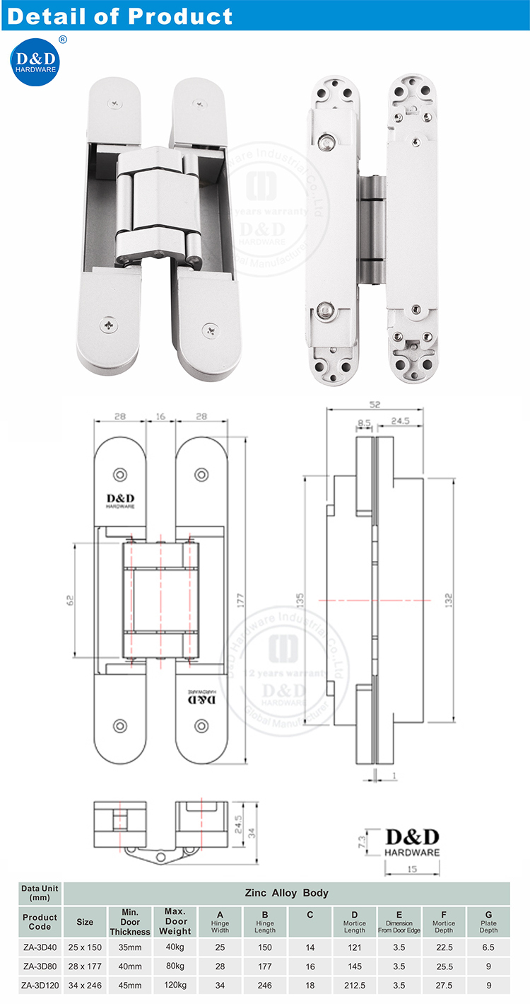 concealed hinge manufacturer