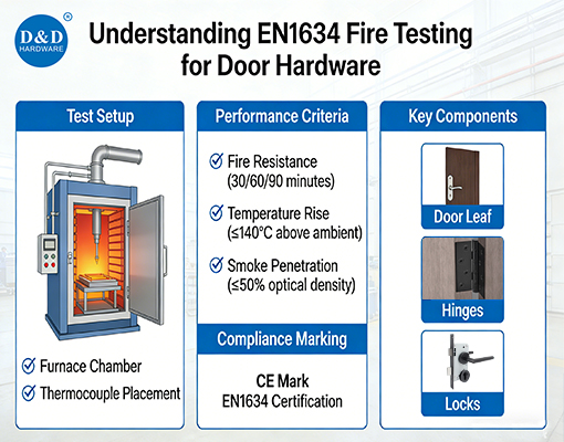 Understanding EN1634 Fire Testing for Door Hardware
