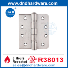Round Corner UL Listed Stainless Steel 316 Silver Fire Proof Exterior Door Hinges-DDSS001-FR-4X3.5X3