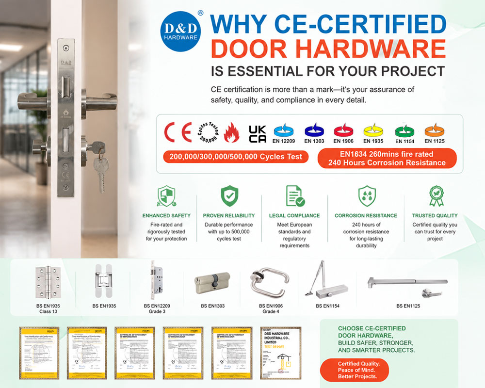 Why CE-certified Door Hardware Is Essential for Your Project