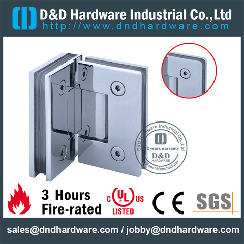 SS316 Glass to Glass Shower Hinges-DDGH002