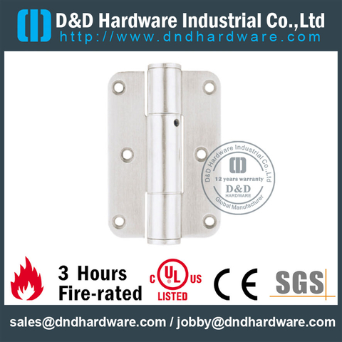 SS201 Round Corner Single Action Spring Hinge-DDSS034