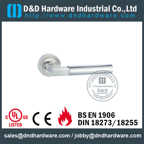 304 Grade Antirust Designer Lever Handle for Internal Bathroom Door-DDTH023