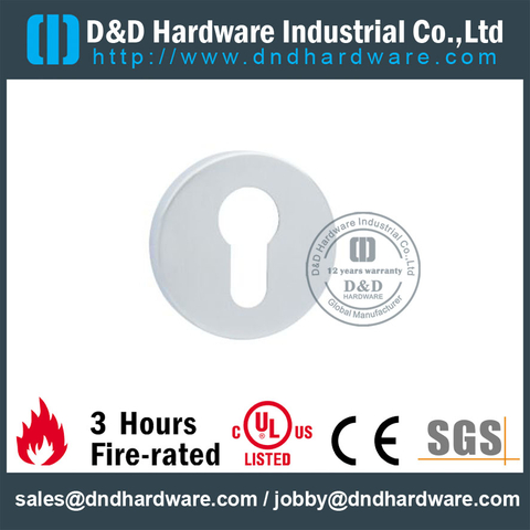 Stainless Steel 304 Euro Escutcheon for Wooden Door-DDES001