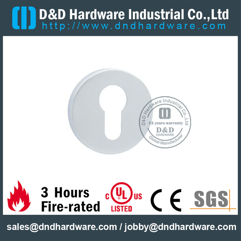 Stainless Steel 304 Euro Escutcheon for Wooden Door-DDES001