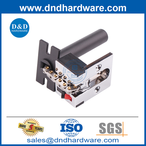 Heavy Duty Black Concealed Fix Zinc Alloy Interiror Door Chain-DDDG002